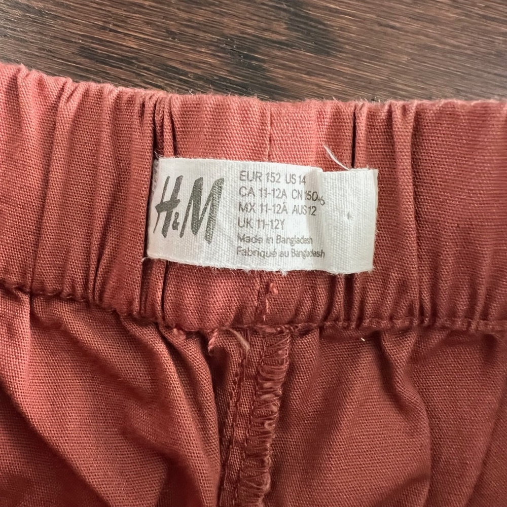H&M Jogger Pant Size 14 - Rust Color - Picture 5 of 7